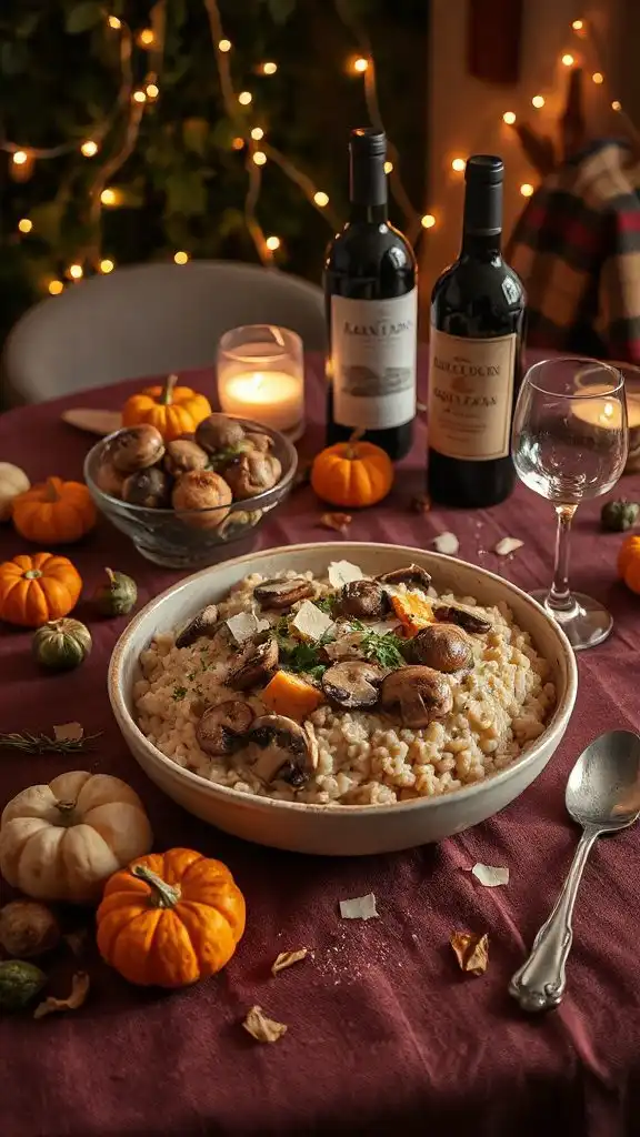creamy mushroom risotto recipe