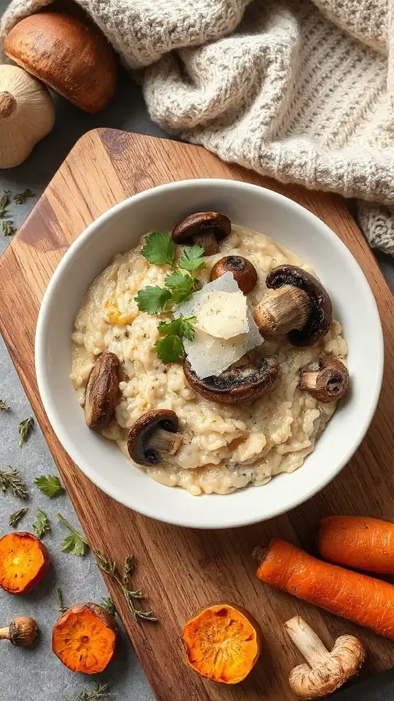 creamy mushroom risotto recipe