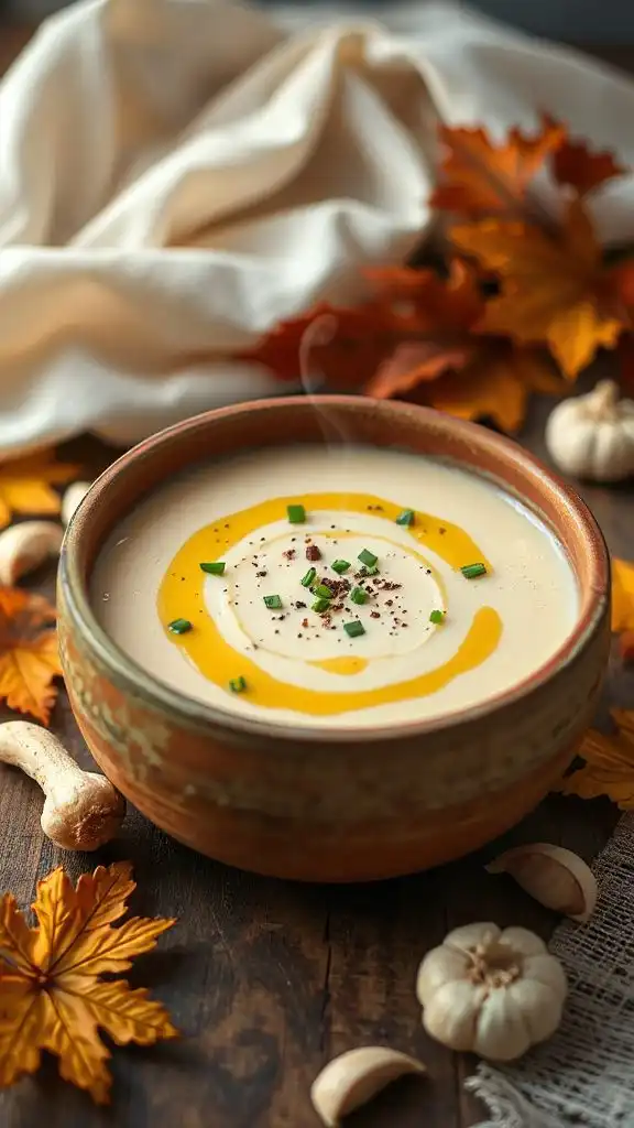 creamy parsnip cauliflower soup