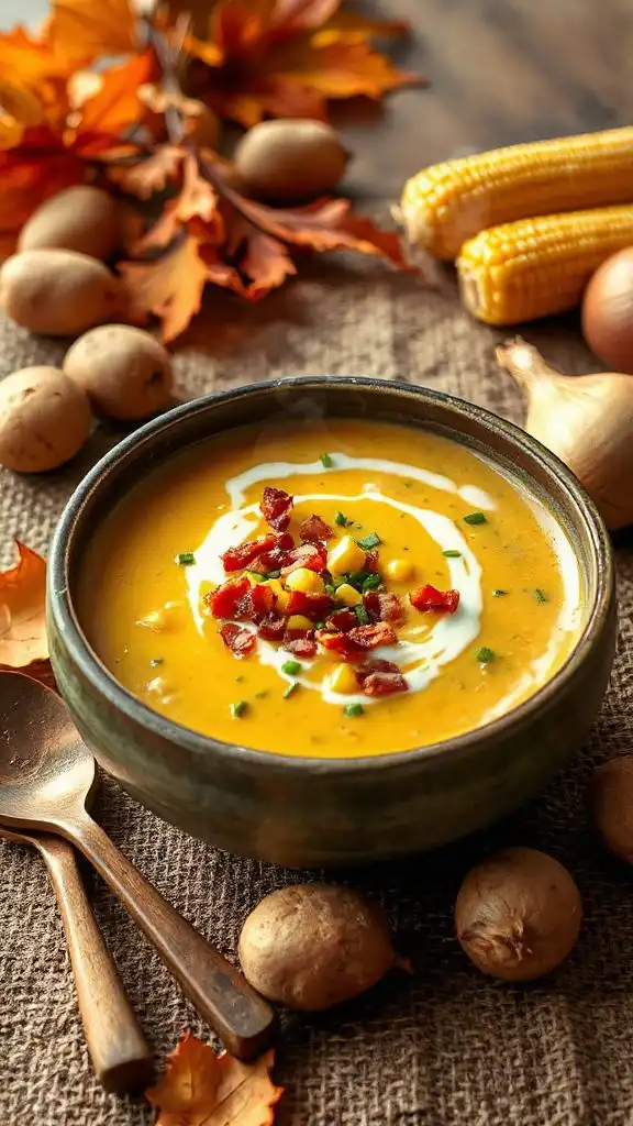 creamy potato corn chowder
