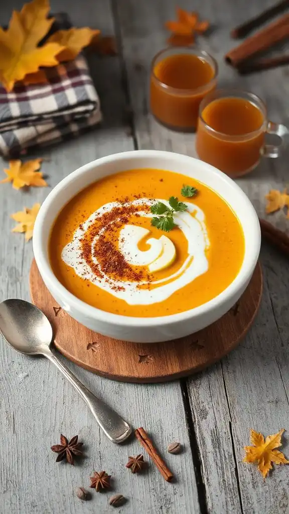 creamy pumpkin apple soup creamy pumpkin apple soup