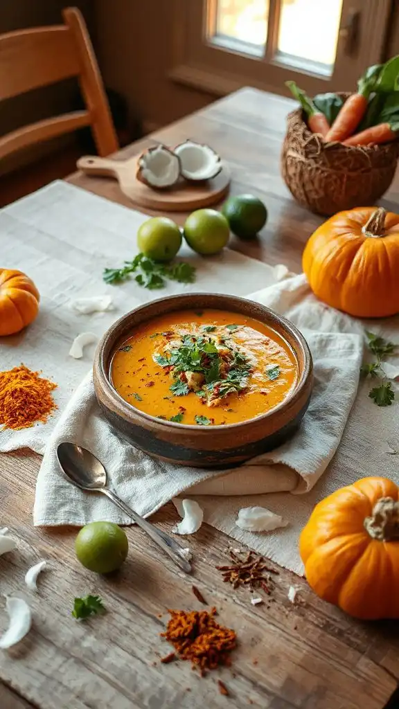 creamy pumpkin coconut curry
