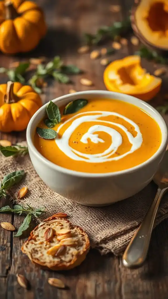 creamy pumpkin coconut soup creamy pumpkin coconut soup