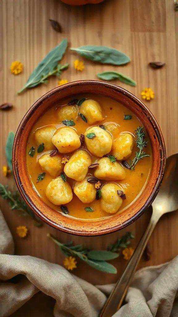 creamy pumpkin gnocchi soup