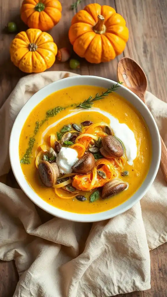 creamy pumpkin noodle comfort