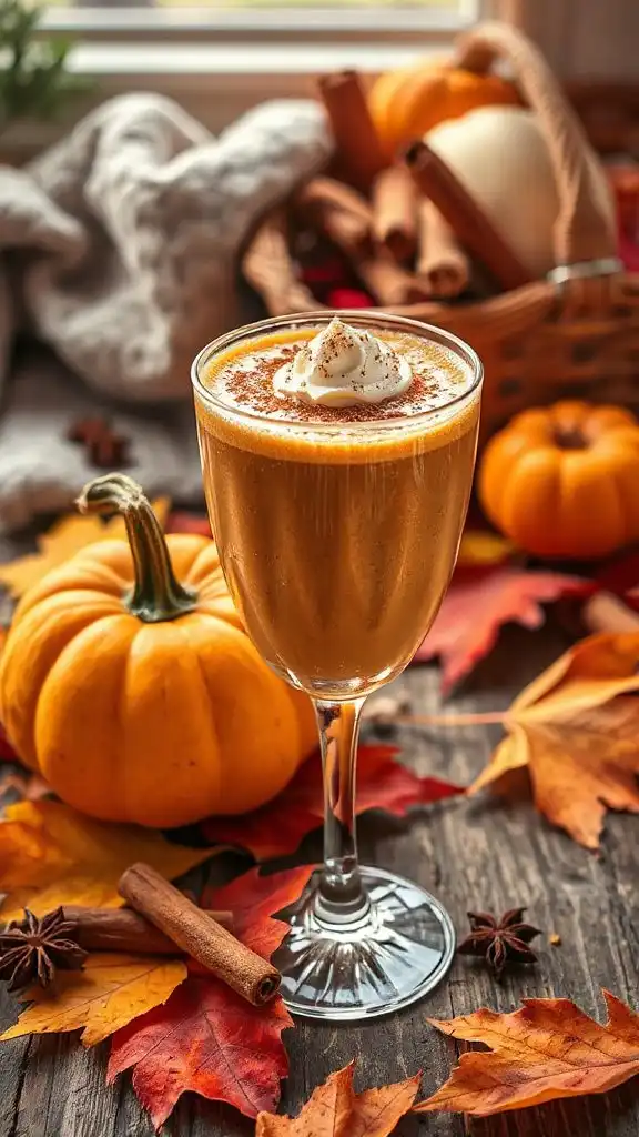 creamy pumpkin pie smoothie