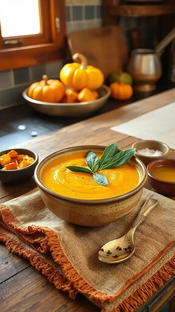 creamy pumpkin sage soup creamy pumpkin sage soup
