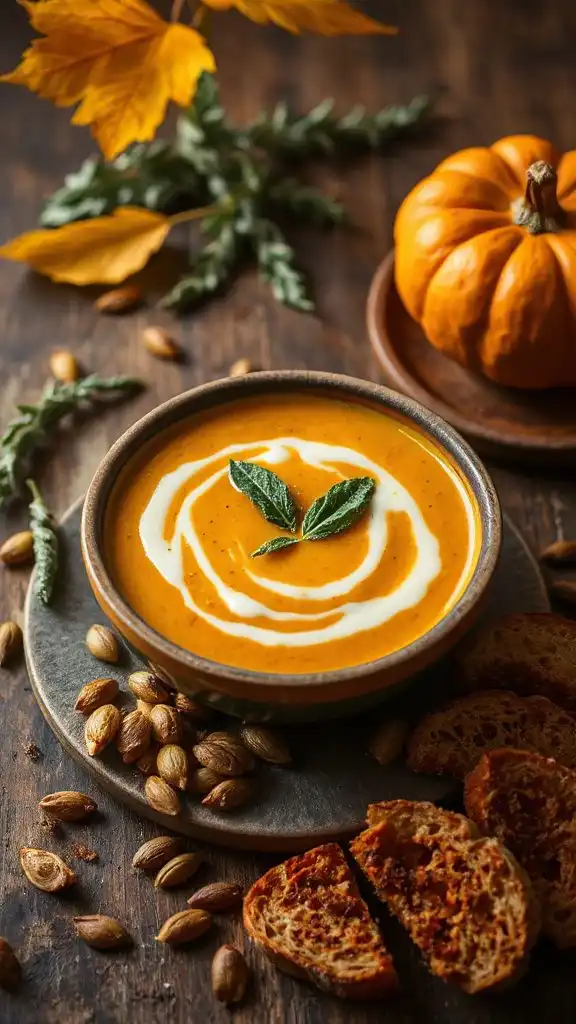 creamy pumpkin sage stew