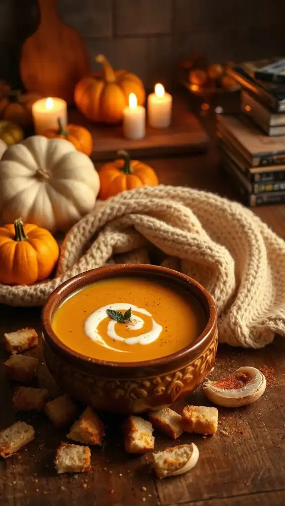 creamy pumpkin soup delight