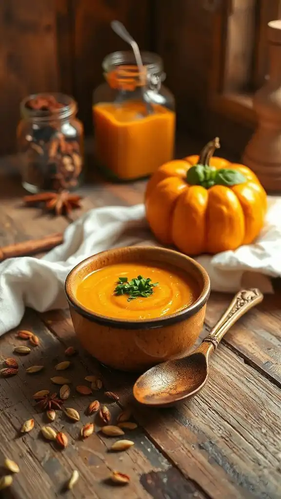 creamy pumpkin soup recipe