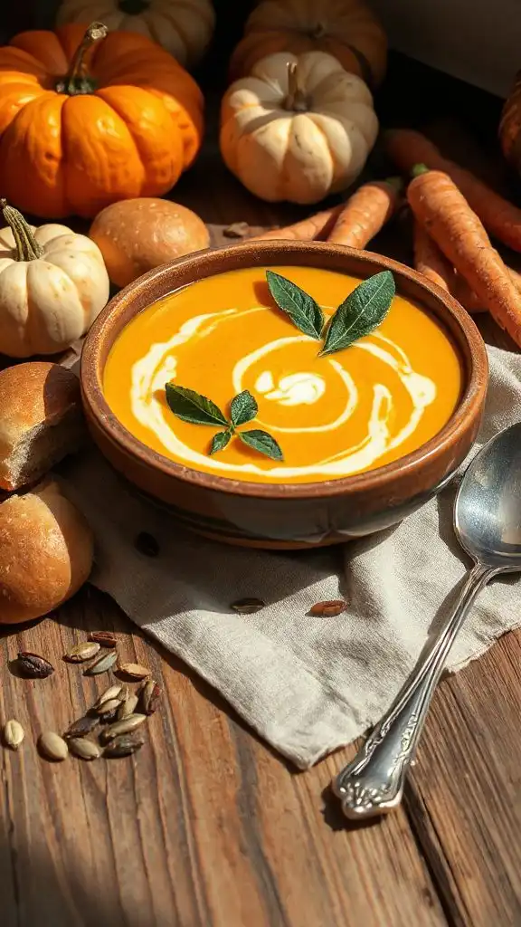 creamy pumpkin soup recipe