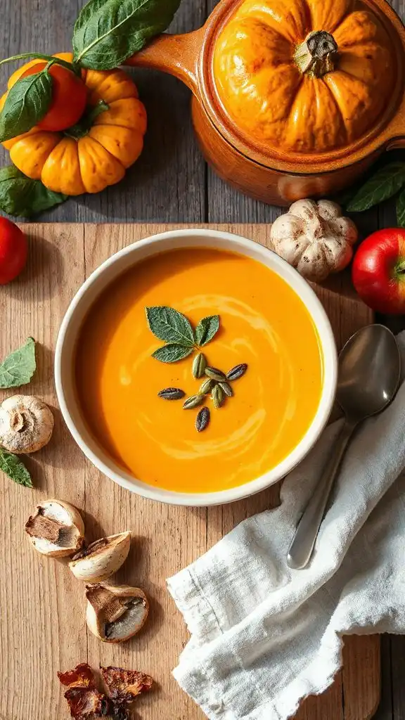 creamy pumpkin soup recipe