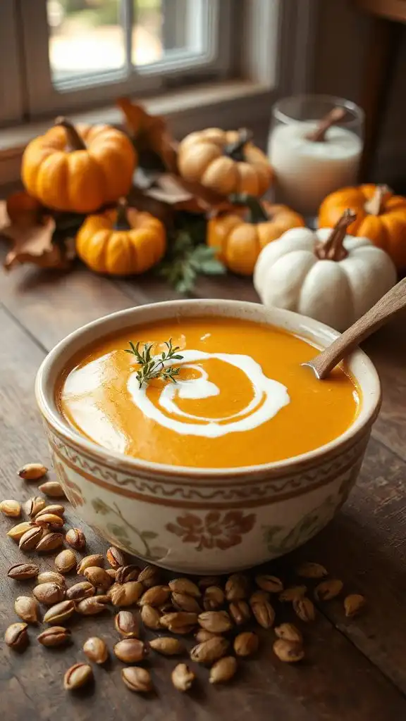 creamy pumpkin soup recipe