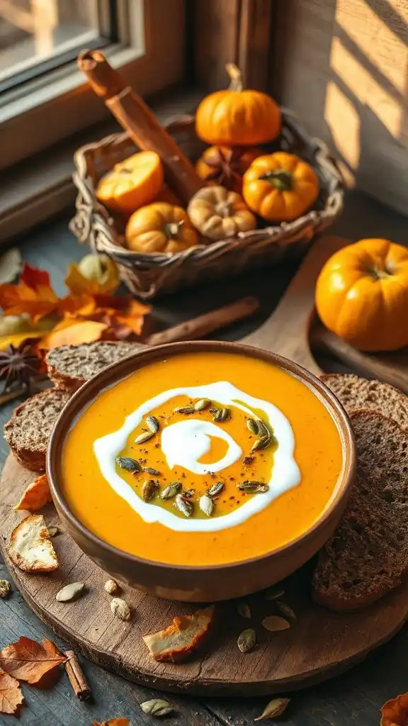 creamy pumpkin soup recipe