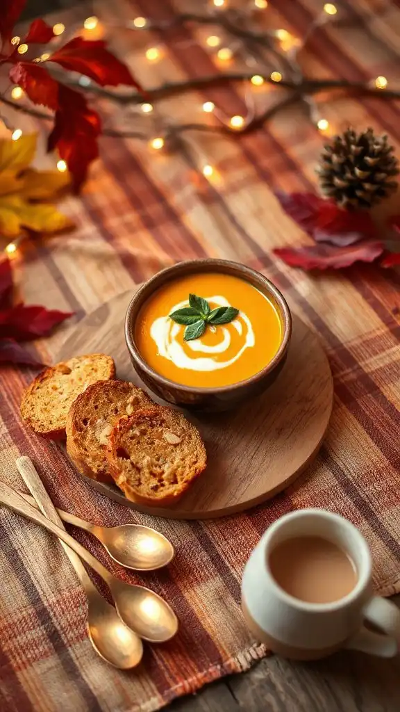 creamy pumpkin soup recipe