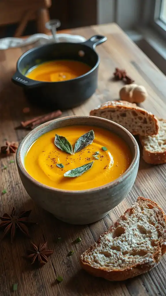 creamy pumpkin soup recipe