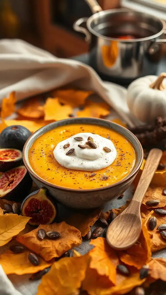 creamy pumpkin spice pudding