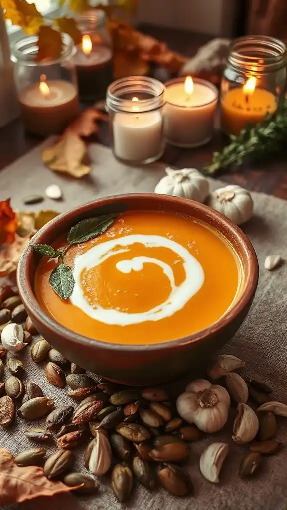 creamy roasted butternut soup