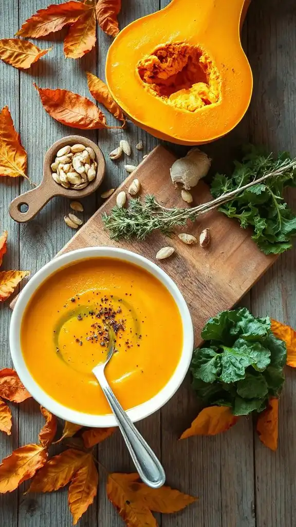creamy roasted butternut squash soup