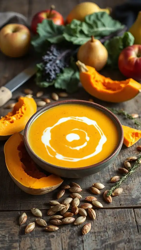 creamy roasted butternut squash soup