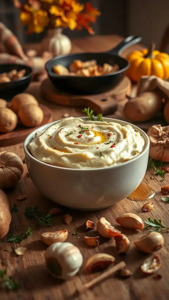 creamy roasted garlic potatoes creamy roasted garlic potatoes