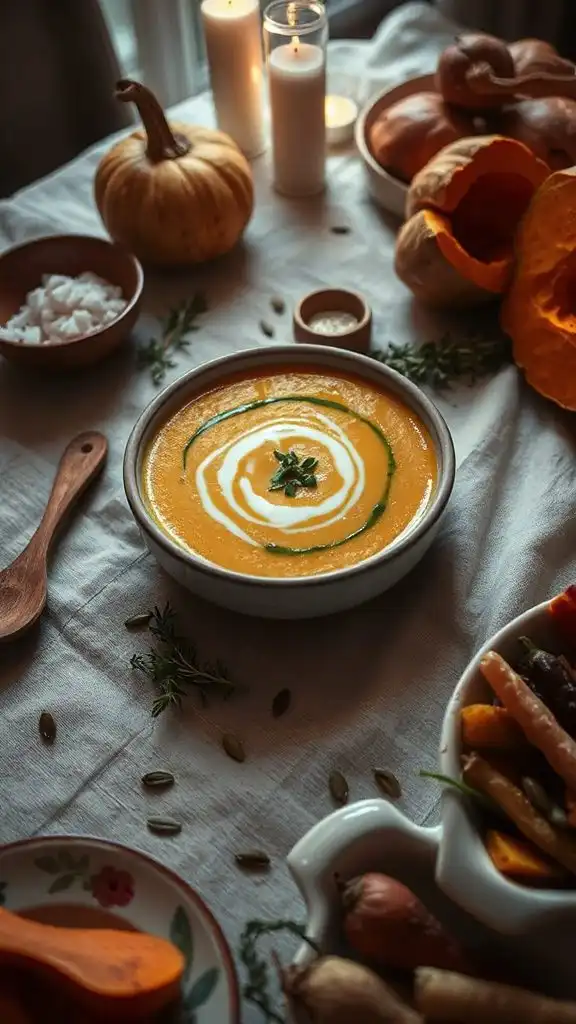 creamy roasted turnip soup