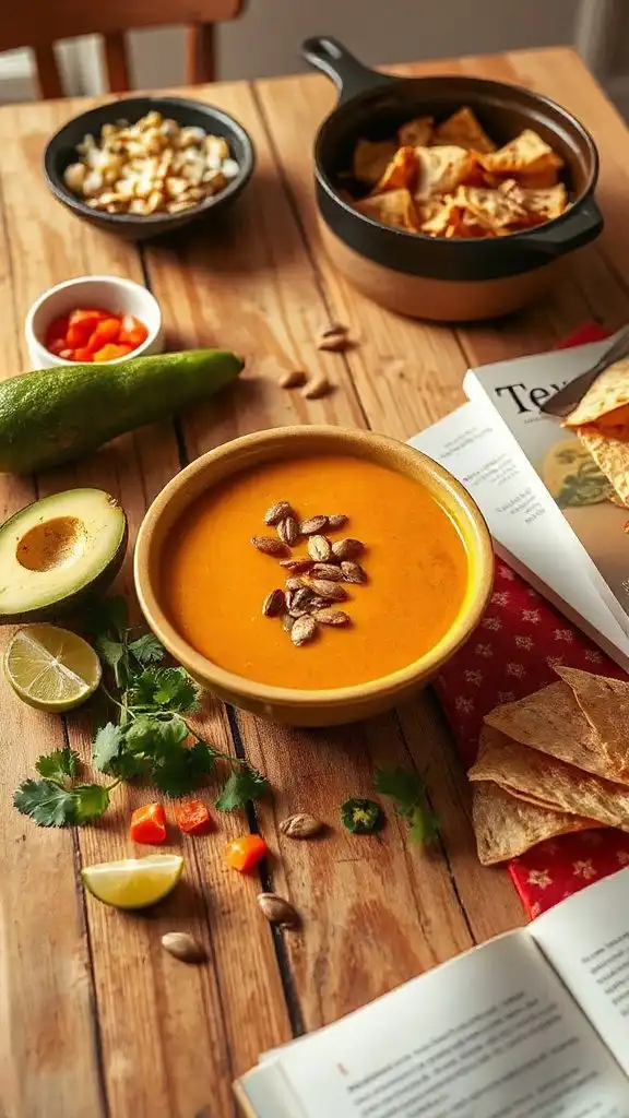 creamy southwest squash soup