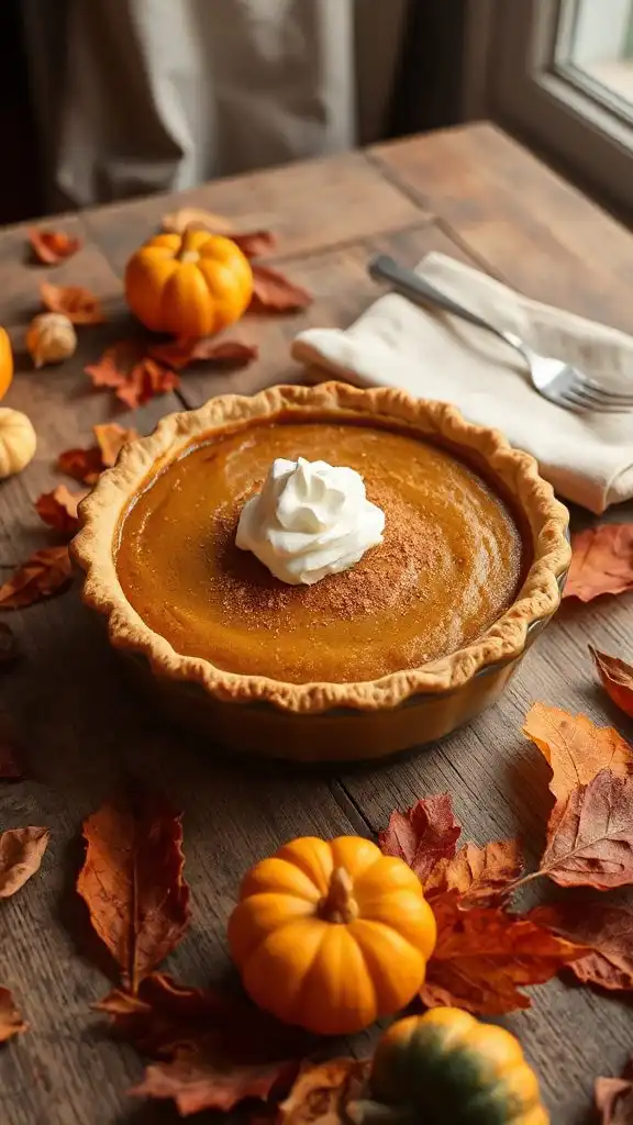 creamy spiced pumpkin dessert