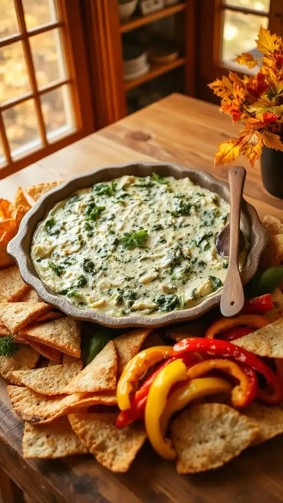 creamy spinach artichoke dip