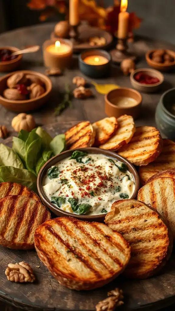 creamy spinach artichoke dip