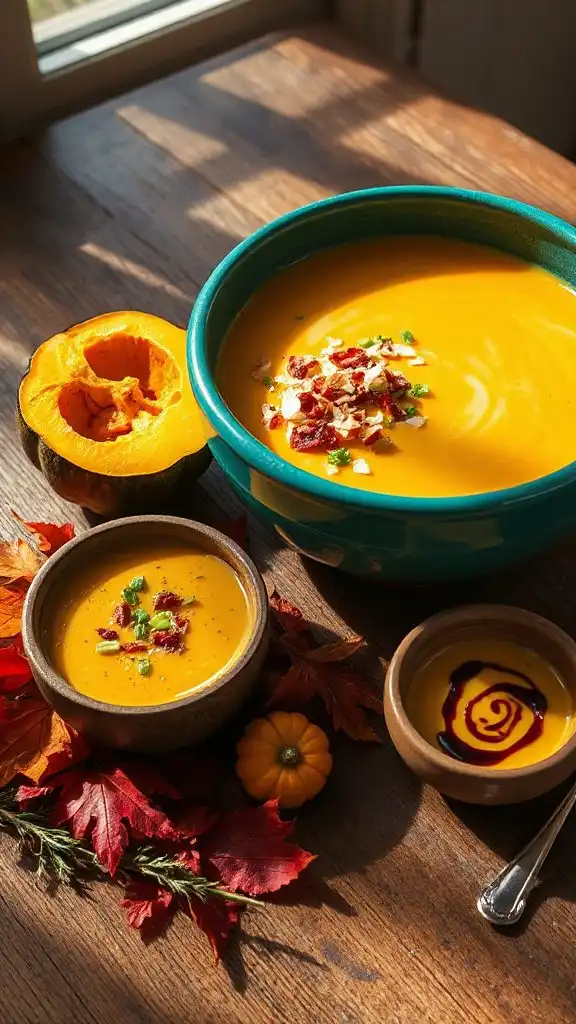 creamy squash coconut soup