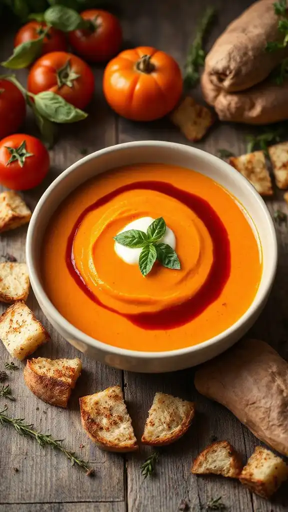 creamy sweet potato bisque creamy sweet potato bisque