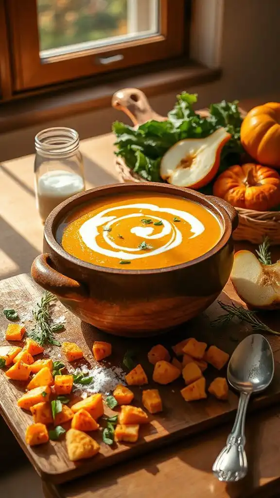 creamy sweet potato chowder