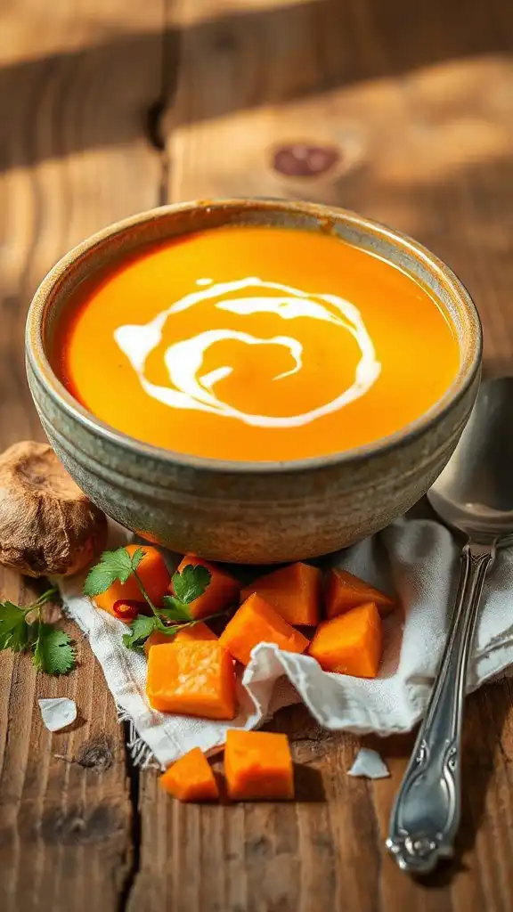 creamy sweet potato soup