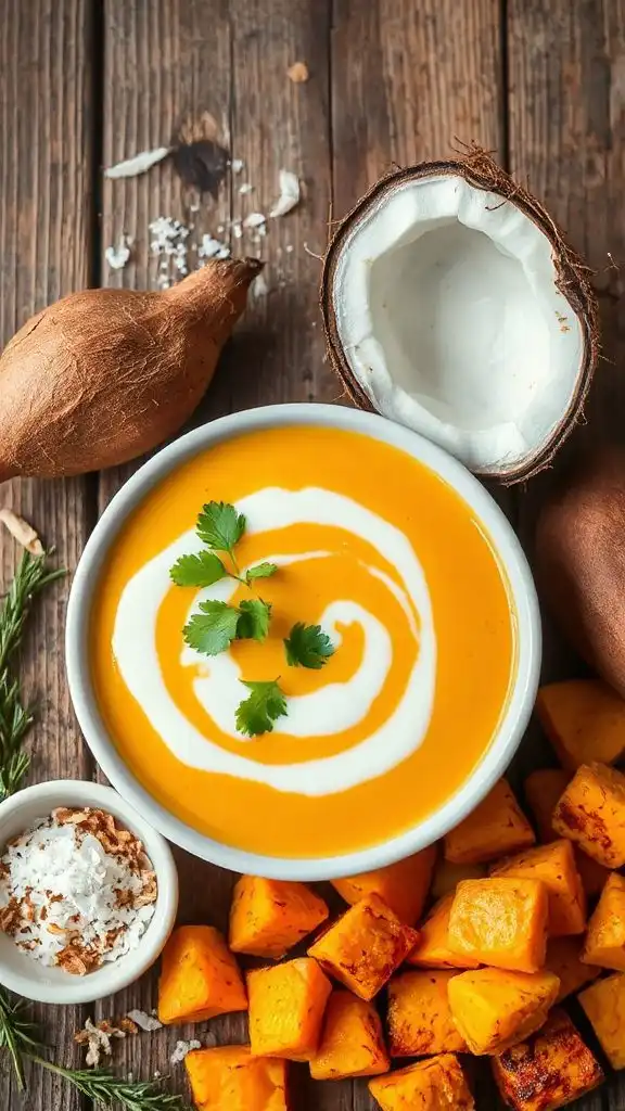 creamy sweet potato soup