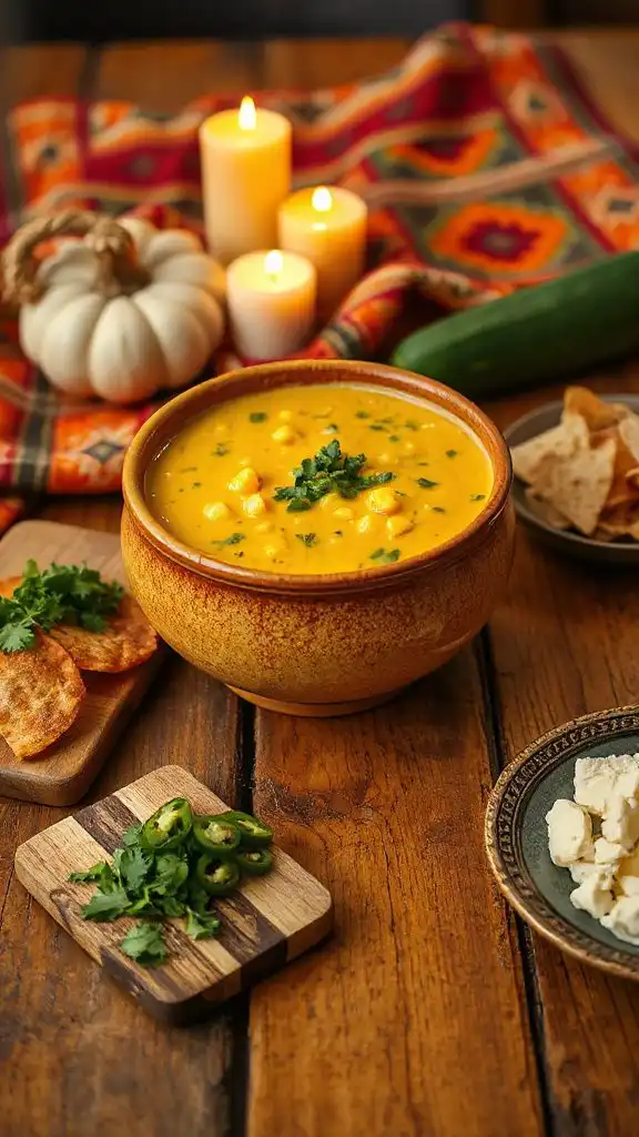 creamy tex mex vegetable chowder