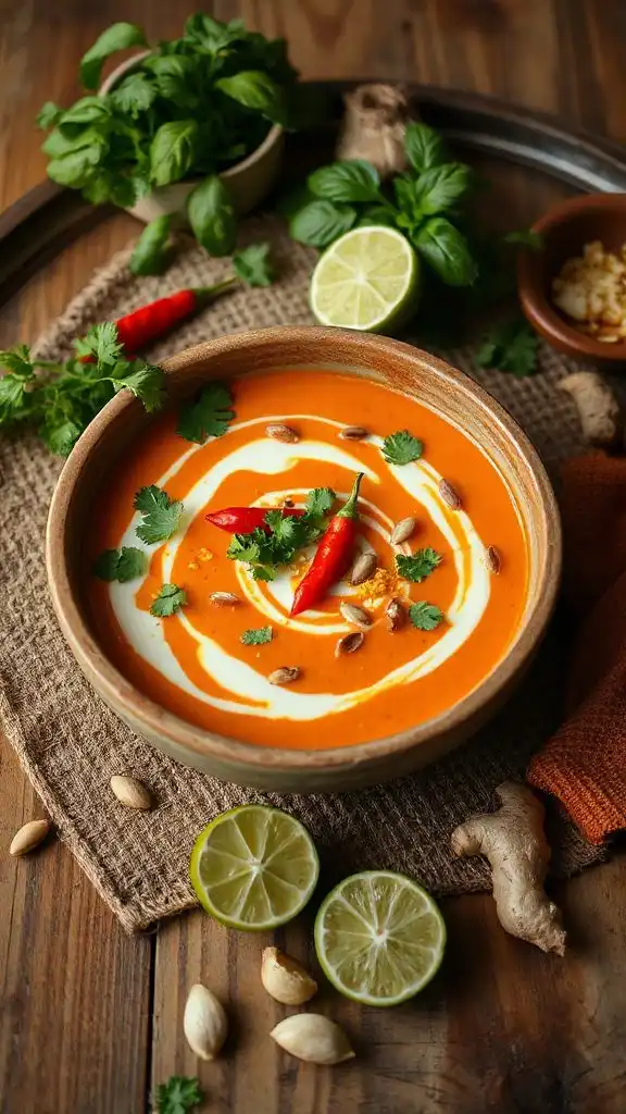 creamy thai butternut squash soup creamy thai butternut squash soup