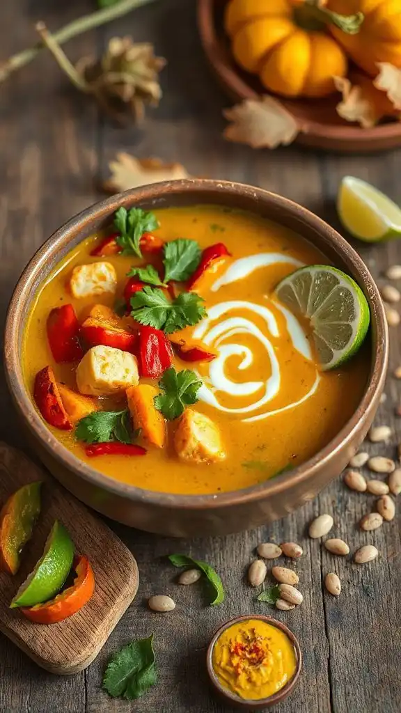 creamy thai coconut soup