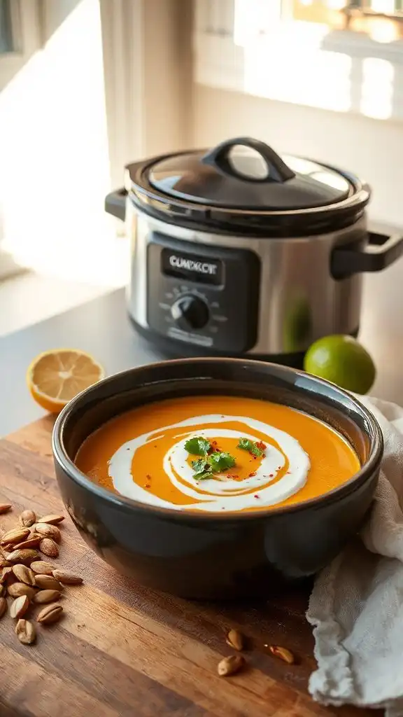 creamy thai pumpkin soup