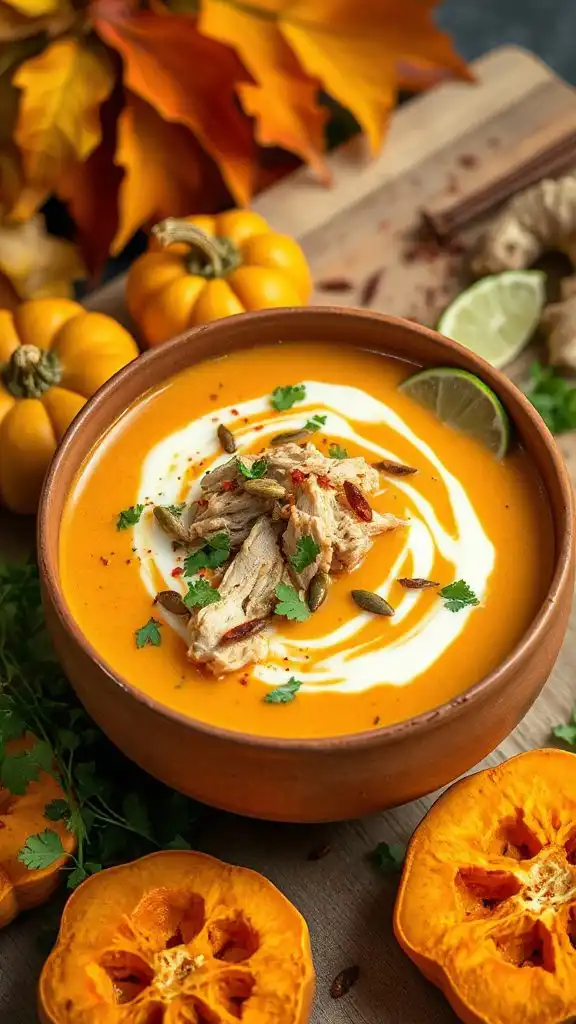 creamy thai pumpkin soup creamy thai pumpkin soup