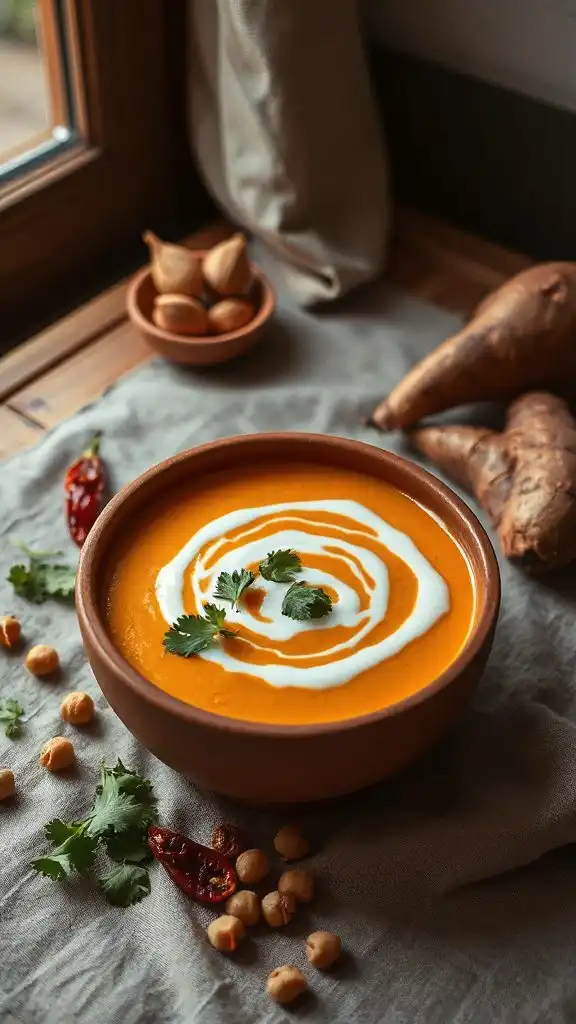 creamy thai sweet potato soup creamy thai sweet potato soup