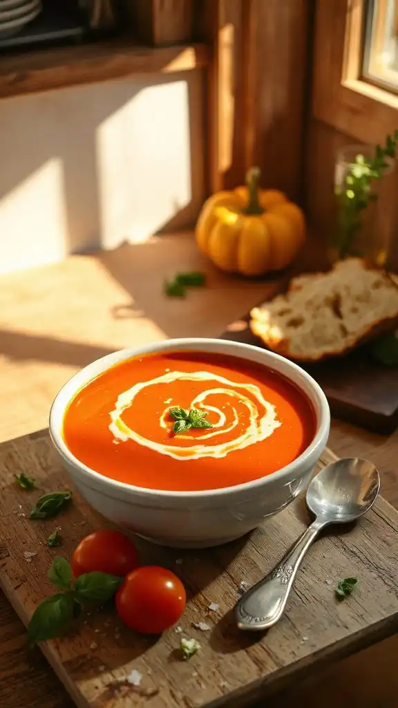 creamy tomato basil delight