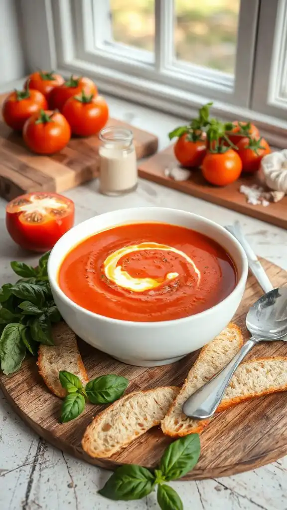 creamy tomato basil delight creamy tomato basil delight