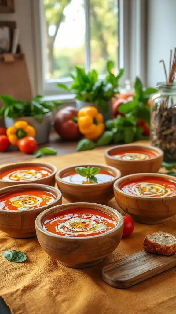 creamy tomato basil soup