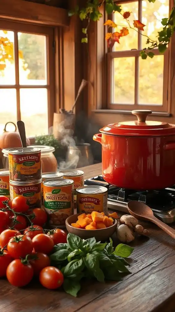 creamy tomato basil soup