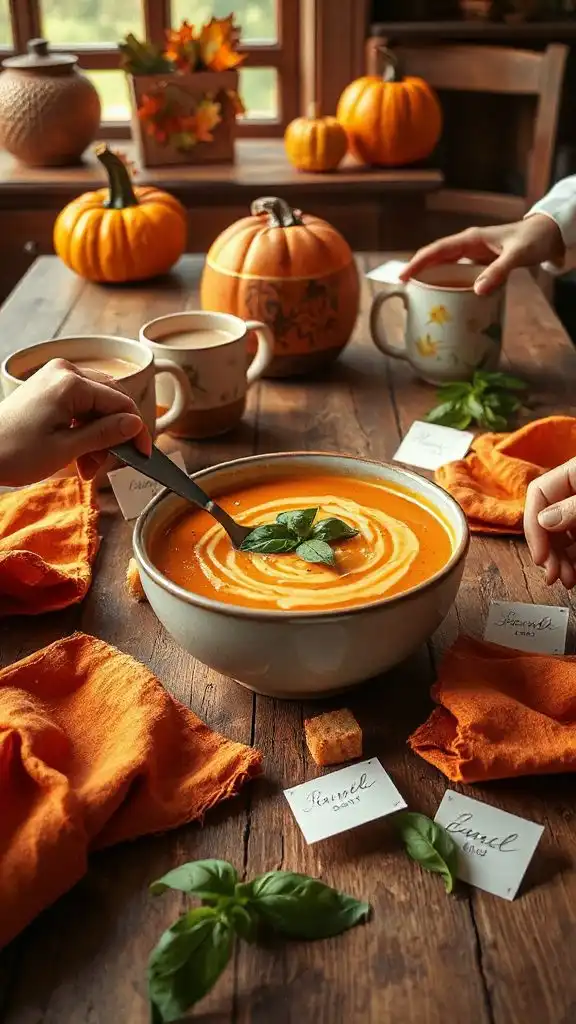 creamy tomato basil soup