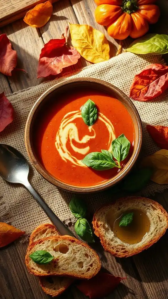 creamy tomato basil soup