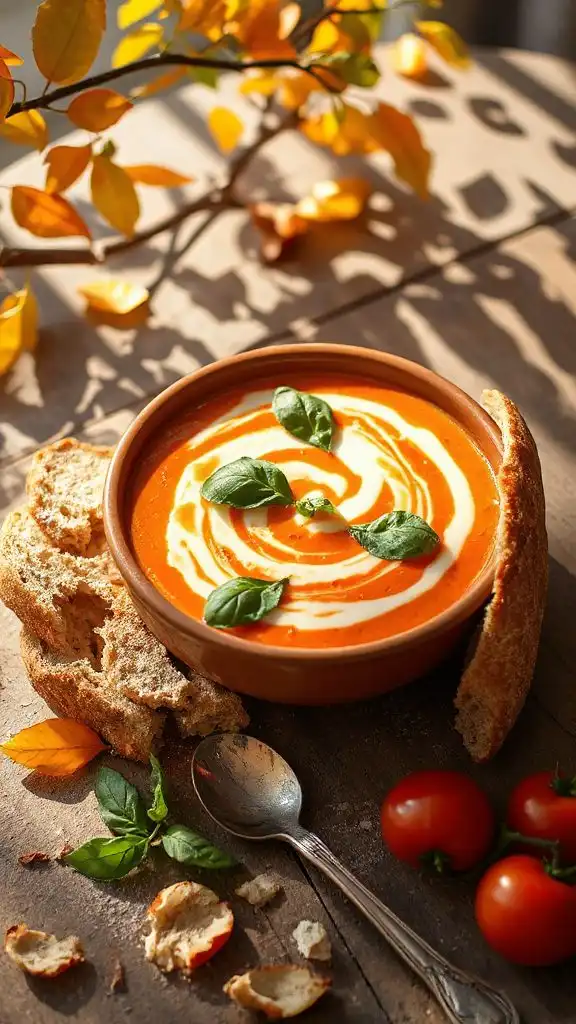 creamy tomato basil soup