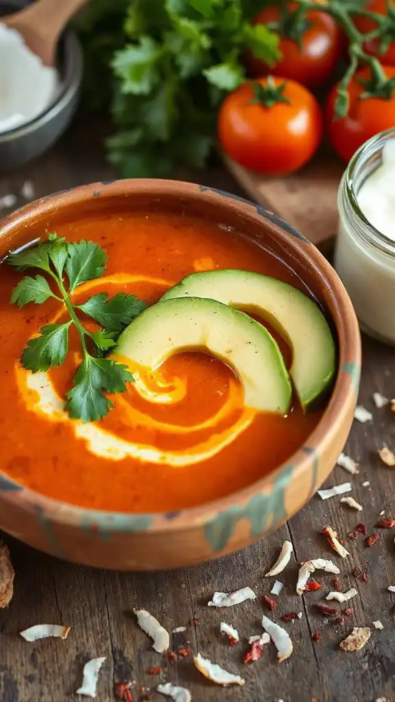 creamy tomato coconut curry