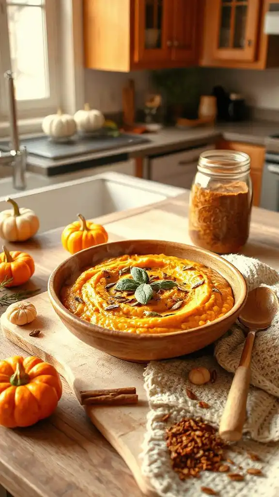creamy vegan pumpkin risotto